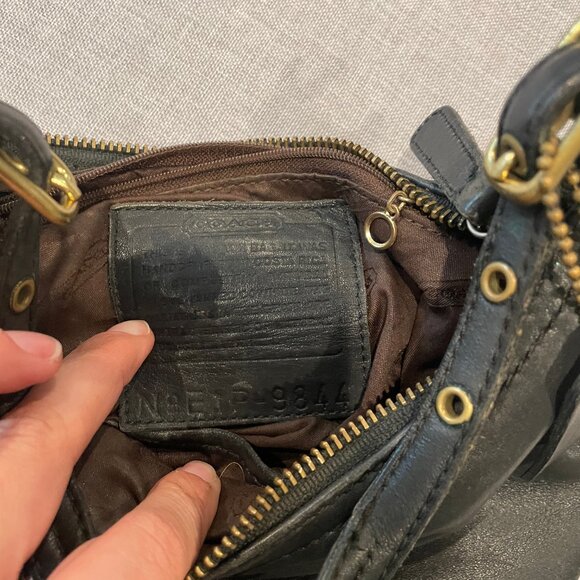 Authentic Leather Coach Purse - Picture 2 of 4